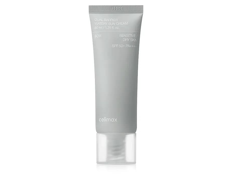 Сонцезахисний крем для обличчя з керамідами Celimax Dual Barrier Watery Sun Cream SPF 50+ PA++++, 40мл