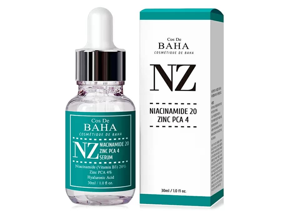 Сироватка для обличчя з ніацинамідом та цинком Cos De BAHA NZ Niacinamide 20 Zinc PCA 4 Serum, 30мл - зображення 1