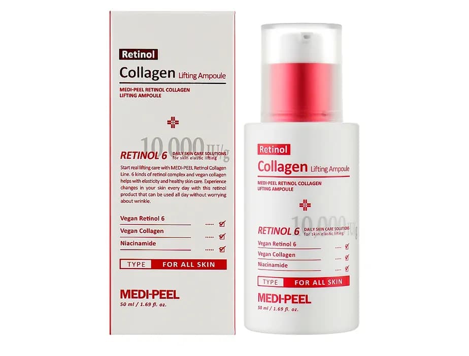 Ліфтинг-сироватка для обличчя з ретинолом та колагеном Medi-Peel Retinol Collagen Lifting Ampoule, 50мл - зображення 1