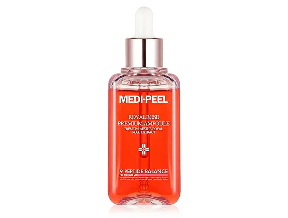 Антивікова сироватка для обличчя з трояндою та пептидами Medi-Peel Royal Rose Premium Ampoule, 100мл