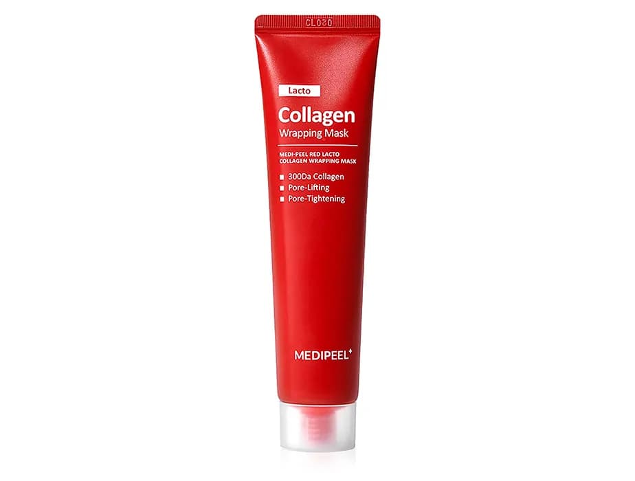 Маска-плівка для звуження пор з колагеном і лактобактеріями Medi-Peel Red Lacto Collagen Wrapping Mask, 70мл