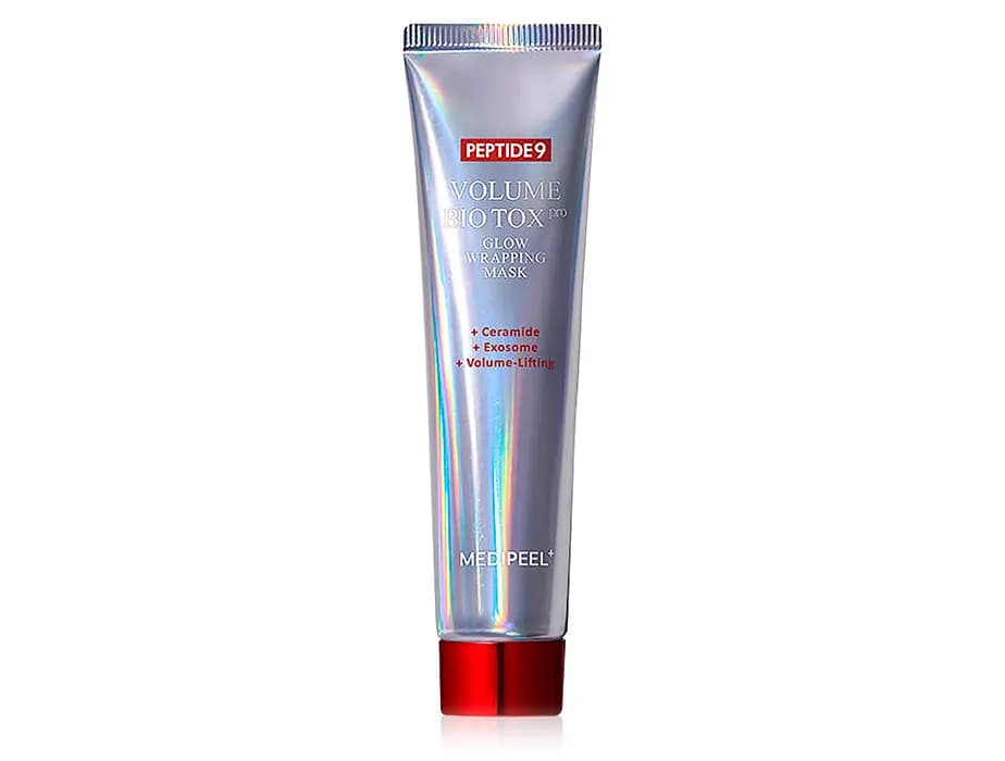 Омолаживающая маска-пленка для упругости лица с пептидами Medi-Peel Peptide 9 Volume Bio Tox Glow Wrapping Mask Pro, 70мл - зображення 1