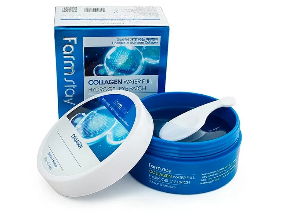 Гідрогелеві патчі під очі з колагеном FarmStay Collagen Water Full Hydrogel Eye Patch, 60шт
